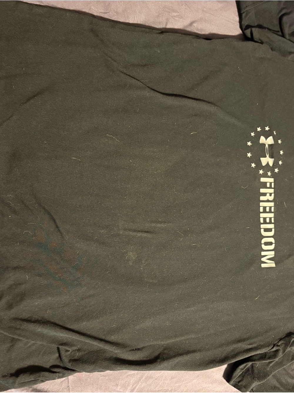Under Armour Black Men's 'Freedom' Graphic Short Sleeve Tee